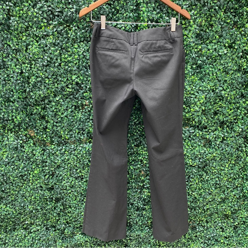 Classic black wide leg work pant